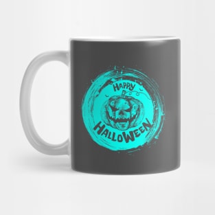 Halloween Scary Evil Pumpkin Funny Pumpkin Head Mug